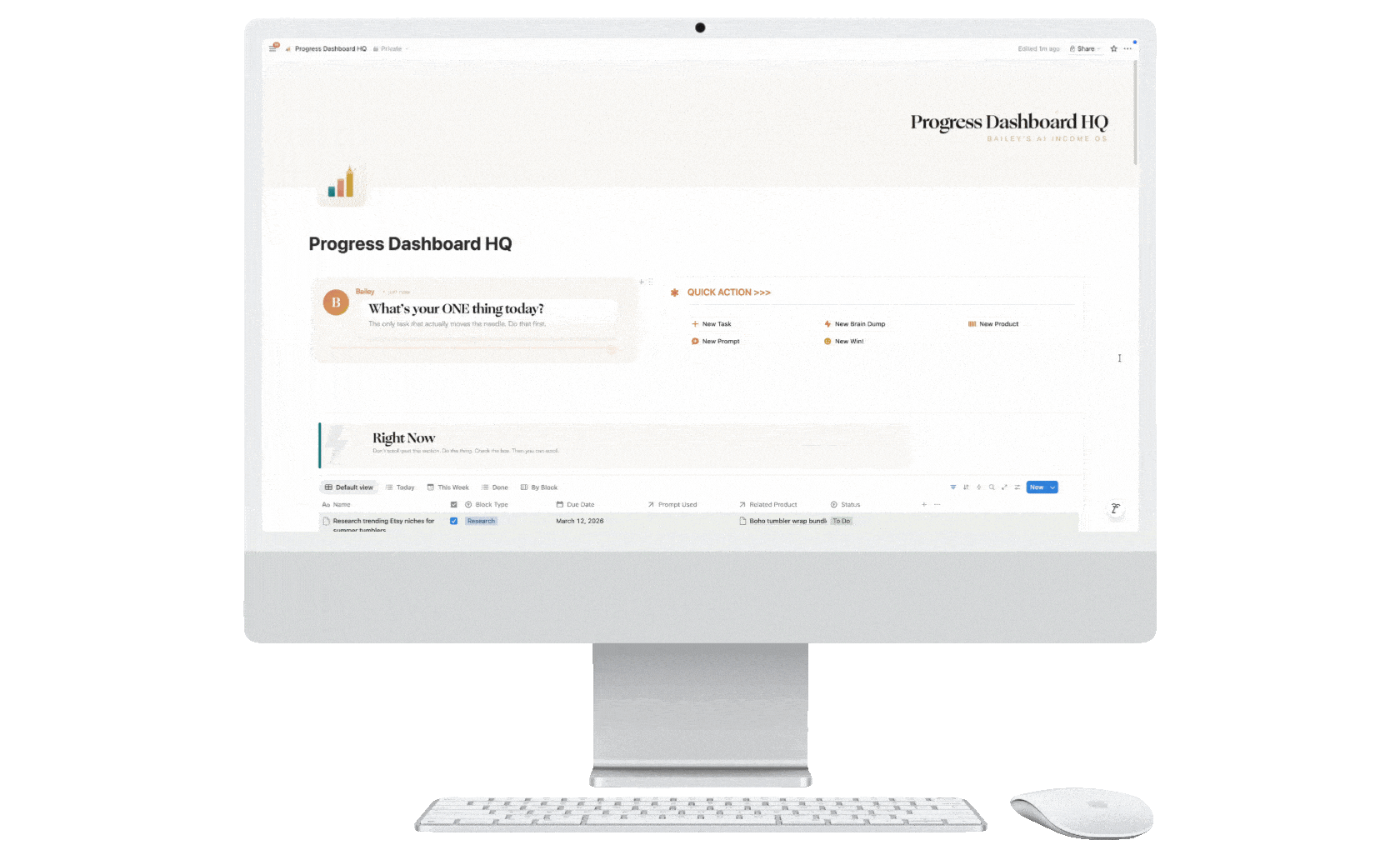 Progress Dashboard HQ